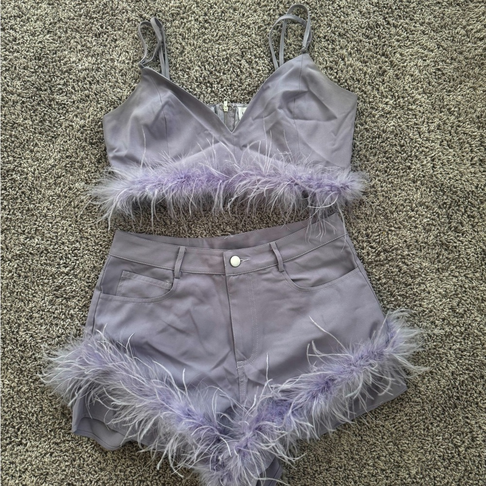 Purple Two-Piece Set